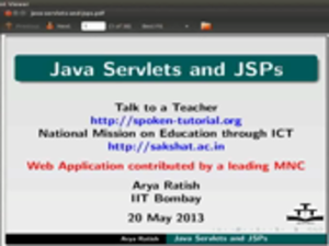 Java servlets and jsps small