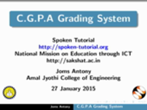 Cgpa grading system small