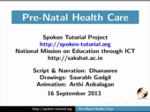 Pre natal health care small