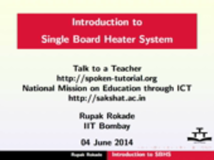 Introduction to single board heater system small